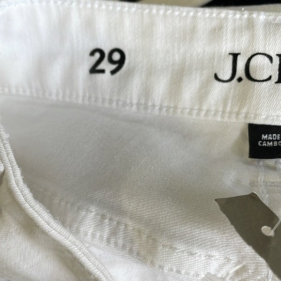 J.Crew White Curvy Vintage Slim Straight Jeans - Picture 6 of 11